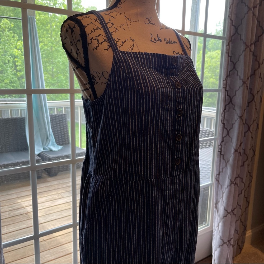 Old Navy pinstripe jumpsuit